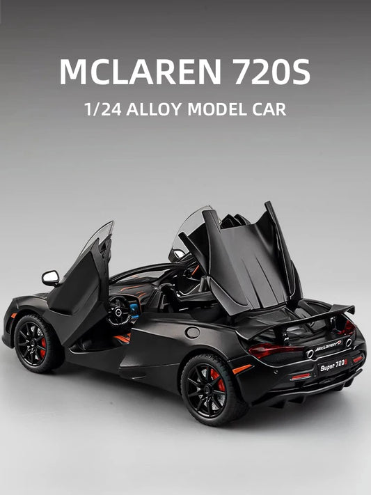 1:24 McLaren 720S Diecast Model Car with Sound & Light Features
